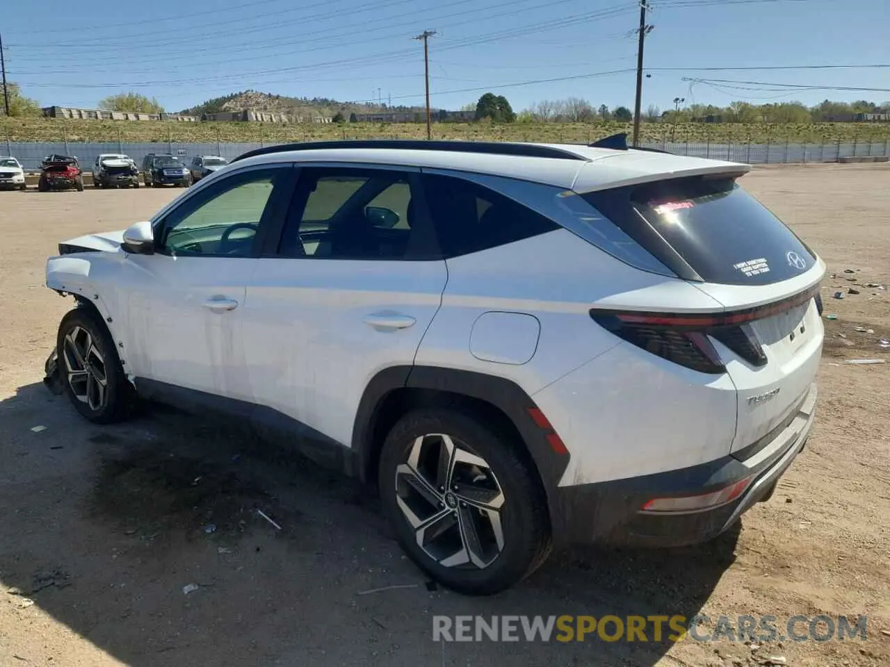2 Photograph of a damaged car 5NMJFCAE5NH075301 HYUNDAI TUCSON 2022
