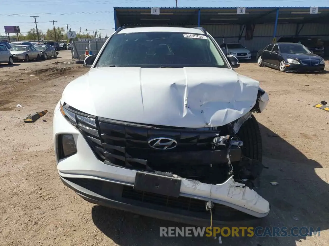 5 Photograph of a damaged car 5NMJFCAE5NH075301 HYUNDAI TUCSON 2022