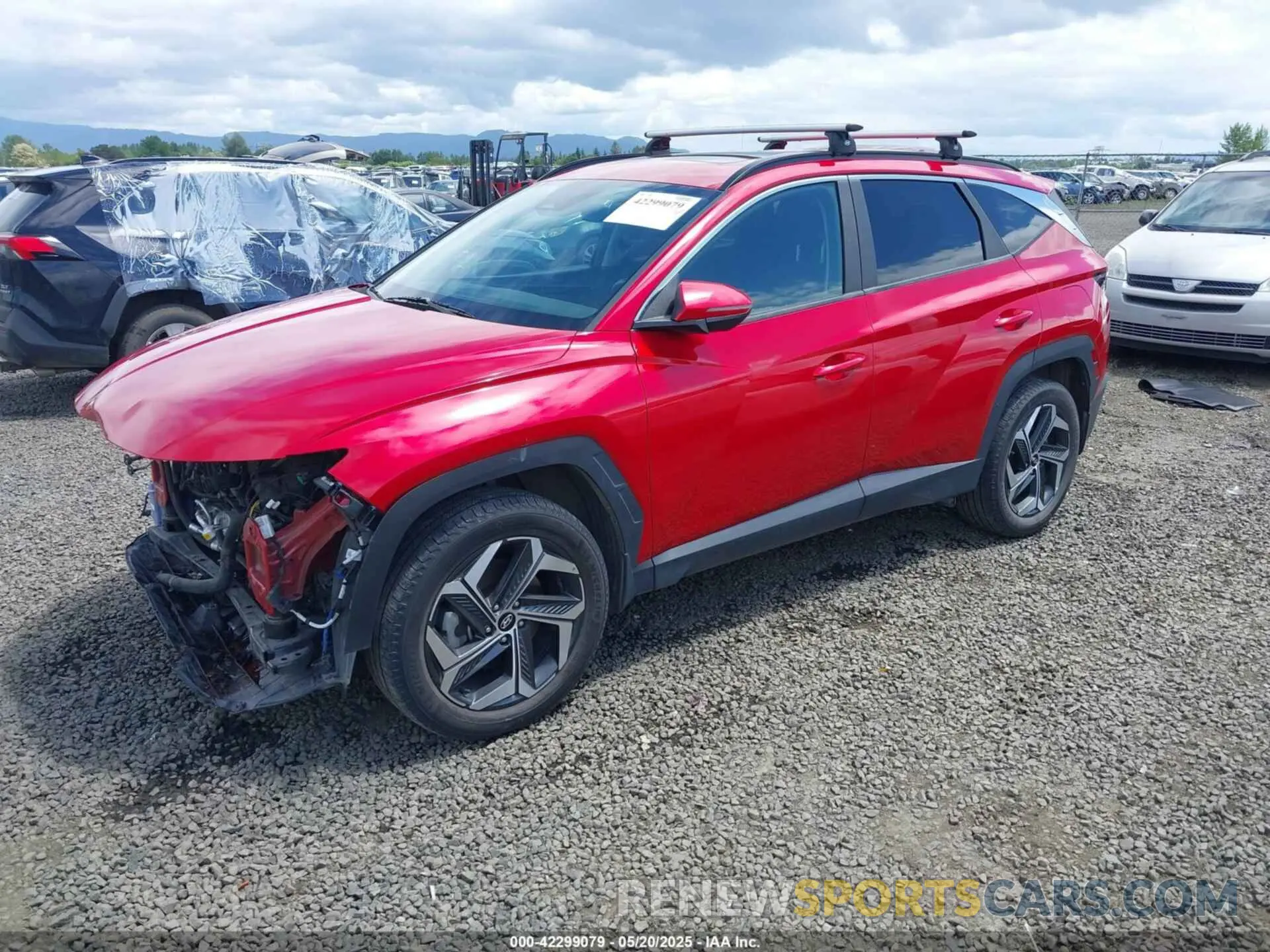 2 Photograph of a damaged car 5NMJFCAE5NH095662 HYUNDAI TUCSON 2022