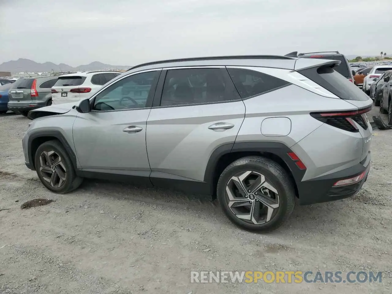 2 Photograph of a damaged car 5NMJFCAE5NH147033 HYUNDAI TUCSON 2022