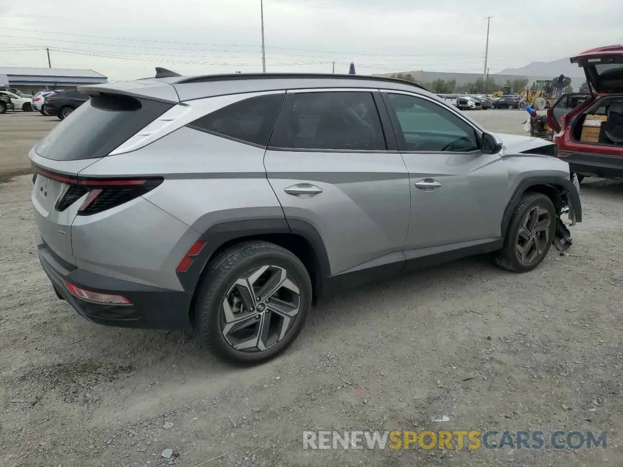 3 Photograph of a damaged car 5NMJFCAE5NH147033 HYUNDAI TUCSON 2022