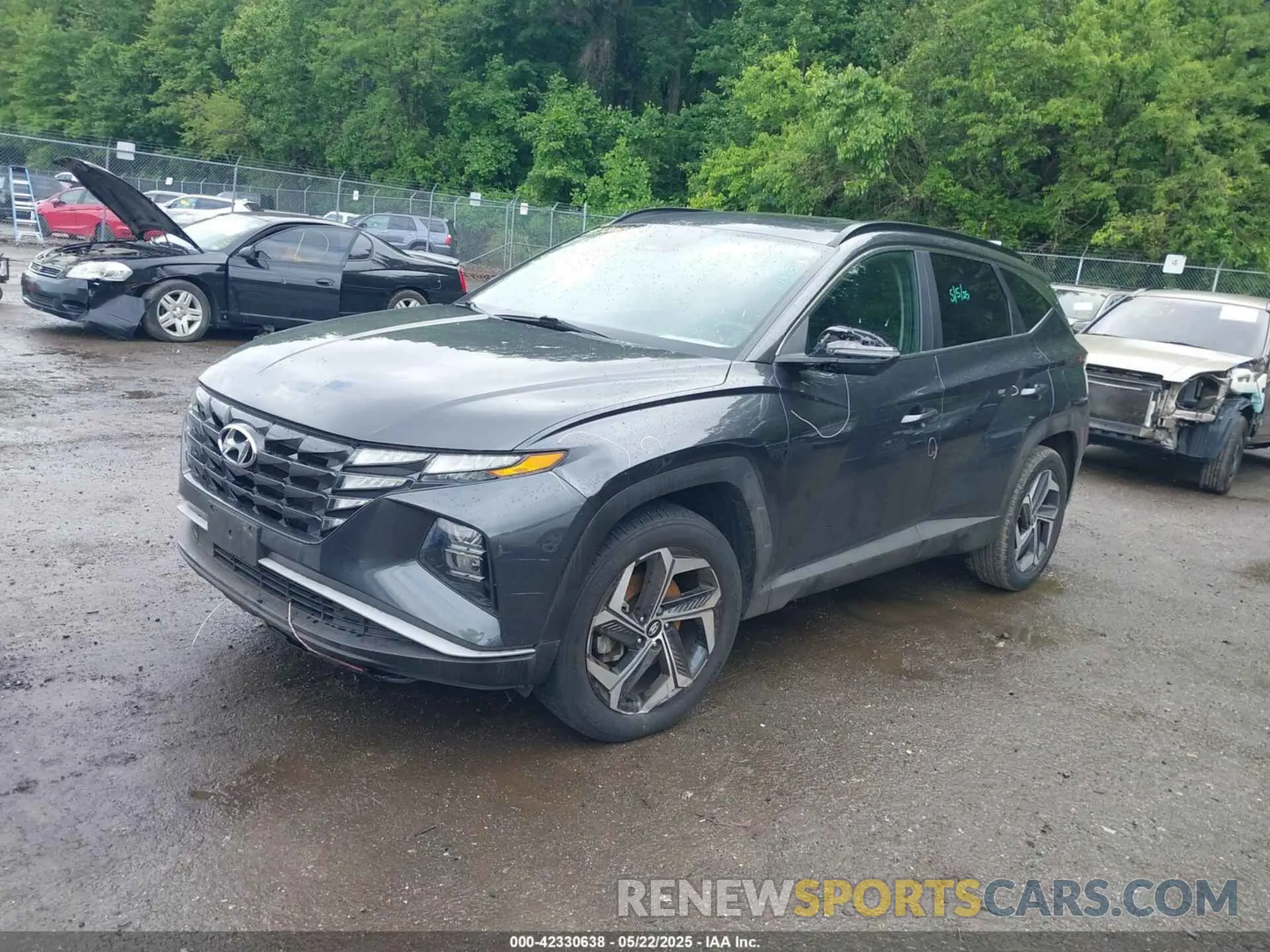 2 Photograph of a damaged car 5NMJFCAE5NH152135 HYUNDAI TUCSON 2022