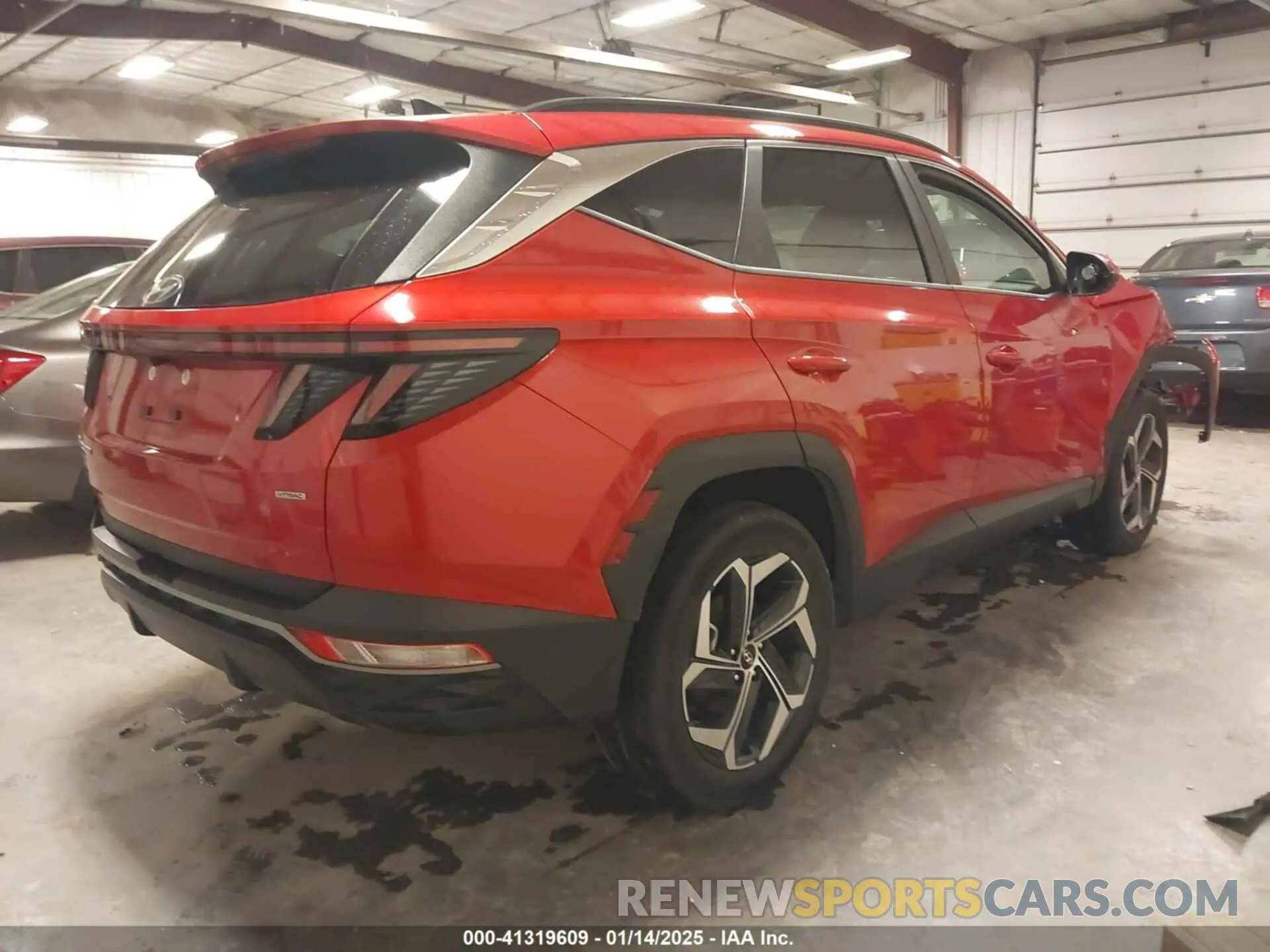 4 Photograph of a damaged car 5NMJFCAE6NH070298 HYUNDAI TUCSON 2022