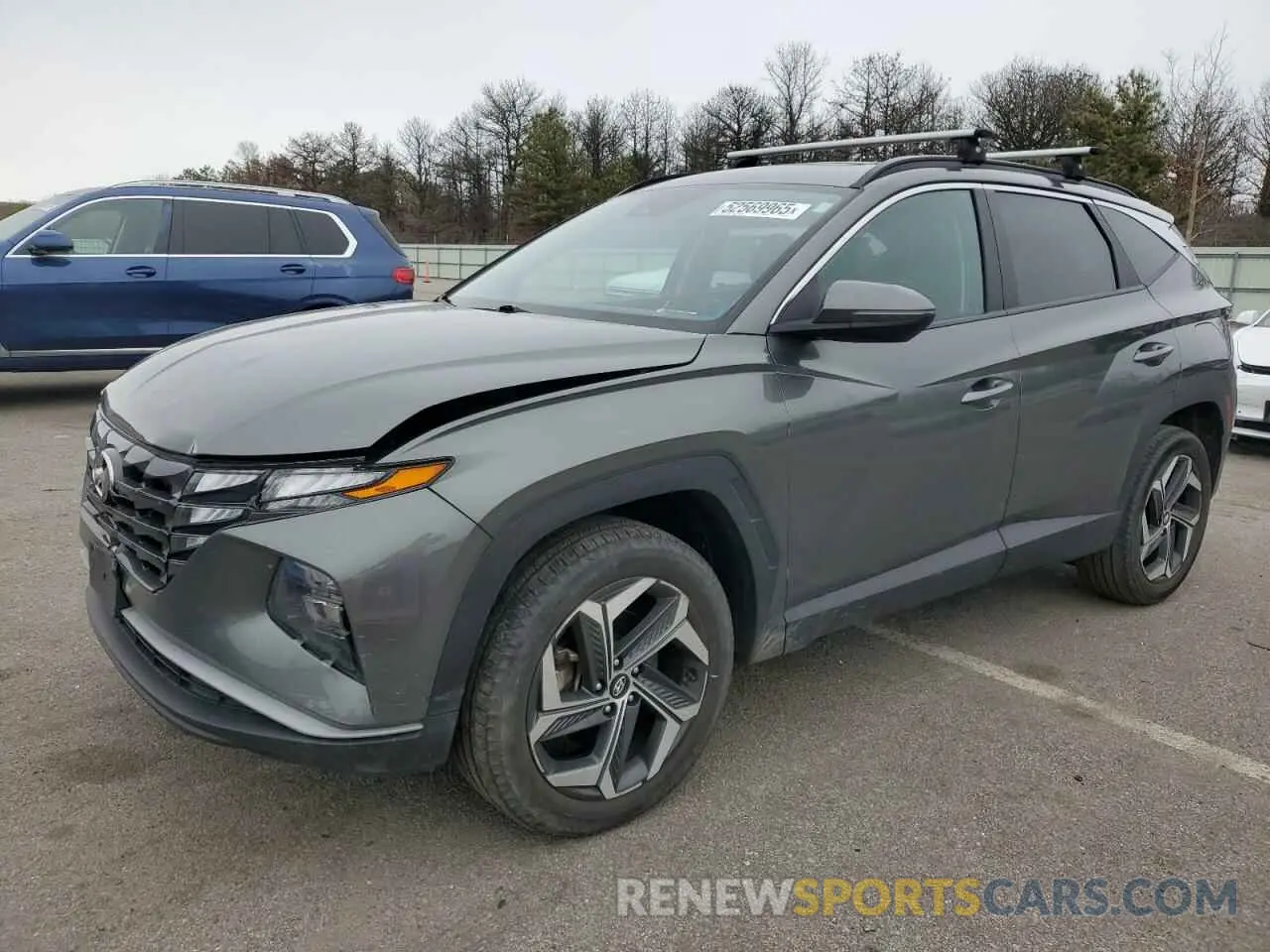 1 Photograph of a damaged car 5NMJFCAE6NH113439 HYUNDAI TUCSON 2022