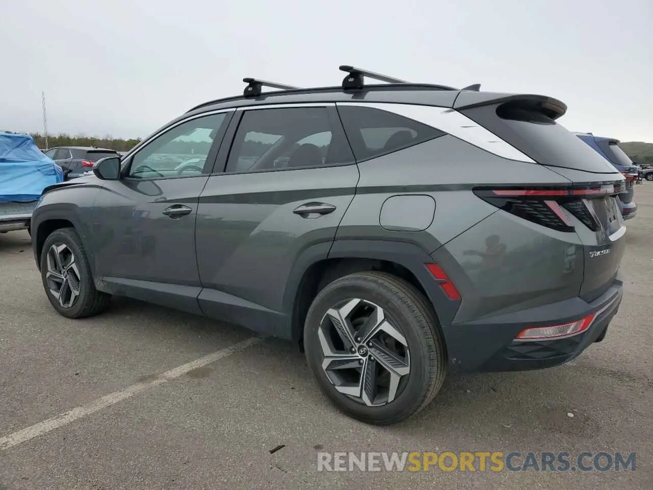 2 Photograph of a damaged car 5NMJFCAE6NH113439 HYUNDAI TUCSON 2022
