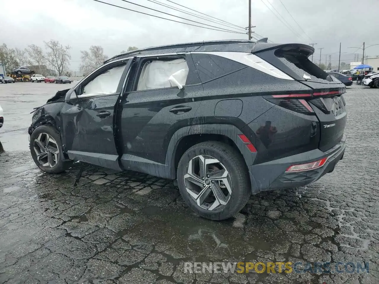 2 Photograph of a damaged car 5NMJFCAE7NH043191 HYUNDAI TUCSON 2022