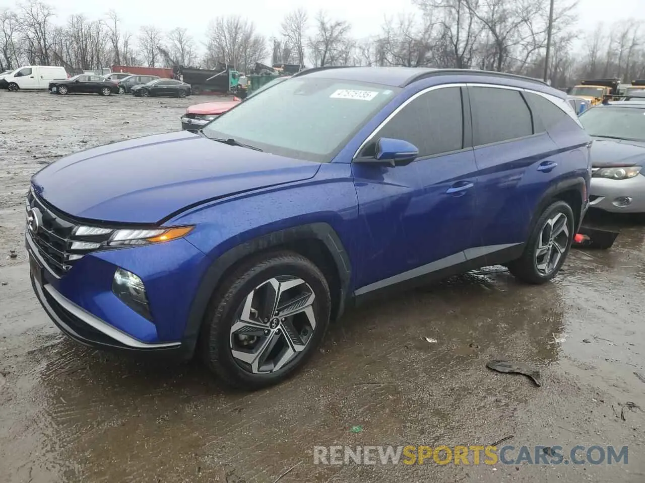 1 Photograph of a damaged car 5NMJFCAE8NH057407 HYUNDAI TUCSON 2022