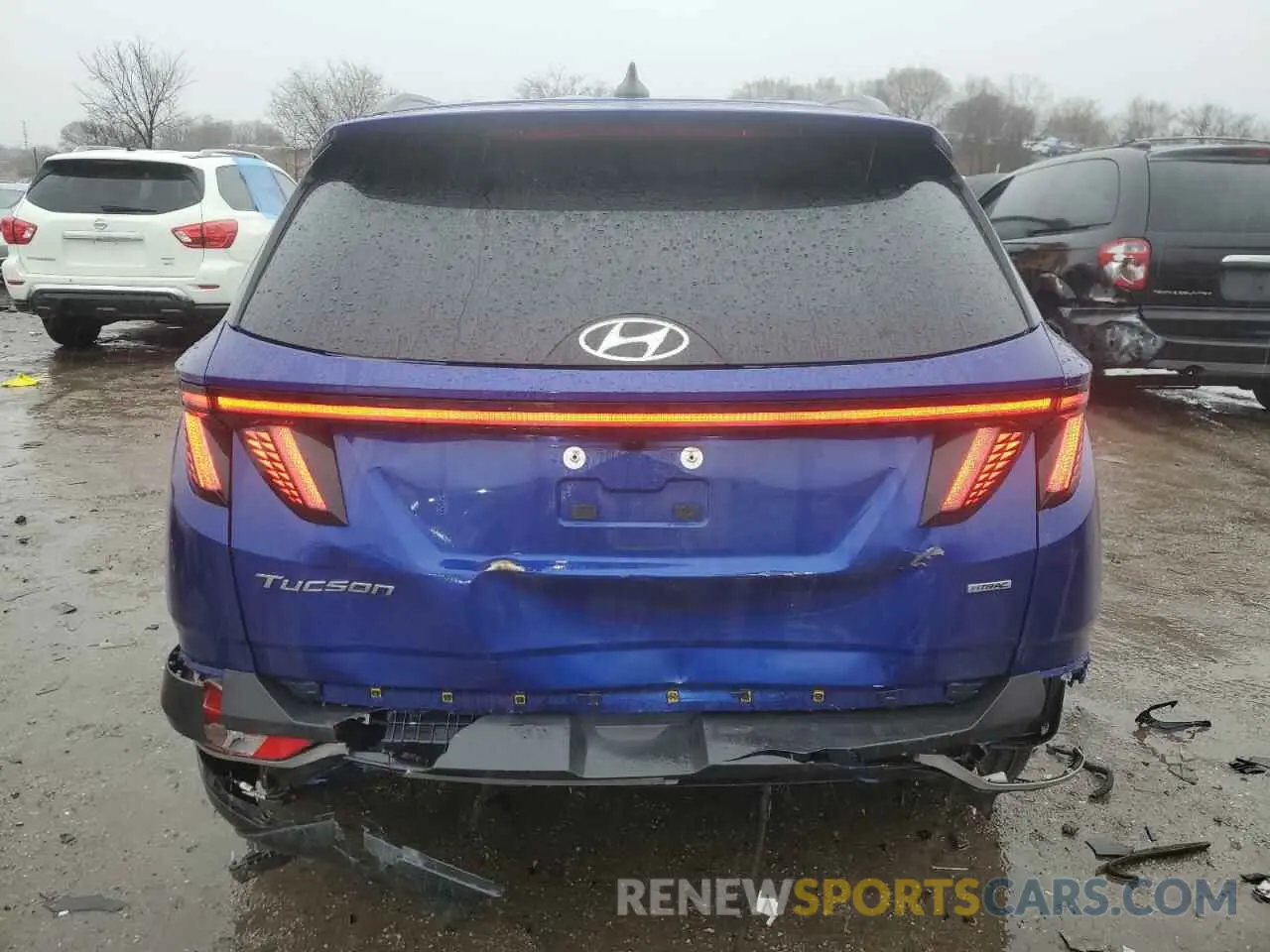 6 Photograph of a damaged car 5NMJFCAE8NH057407 HYUNDAI TUCSON 2022