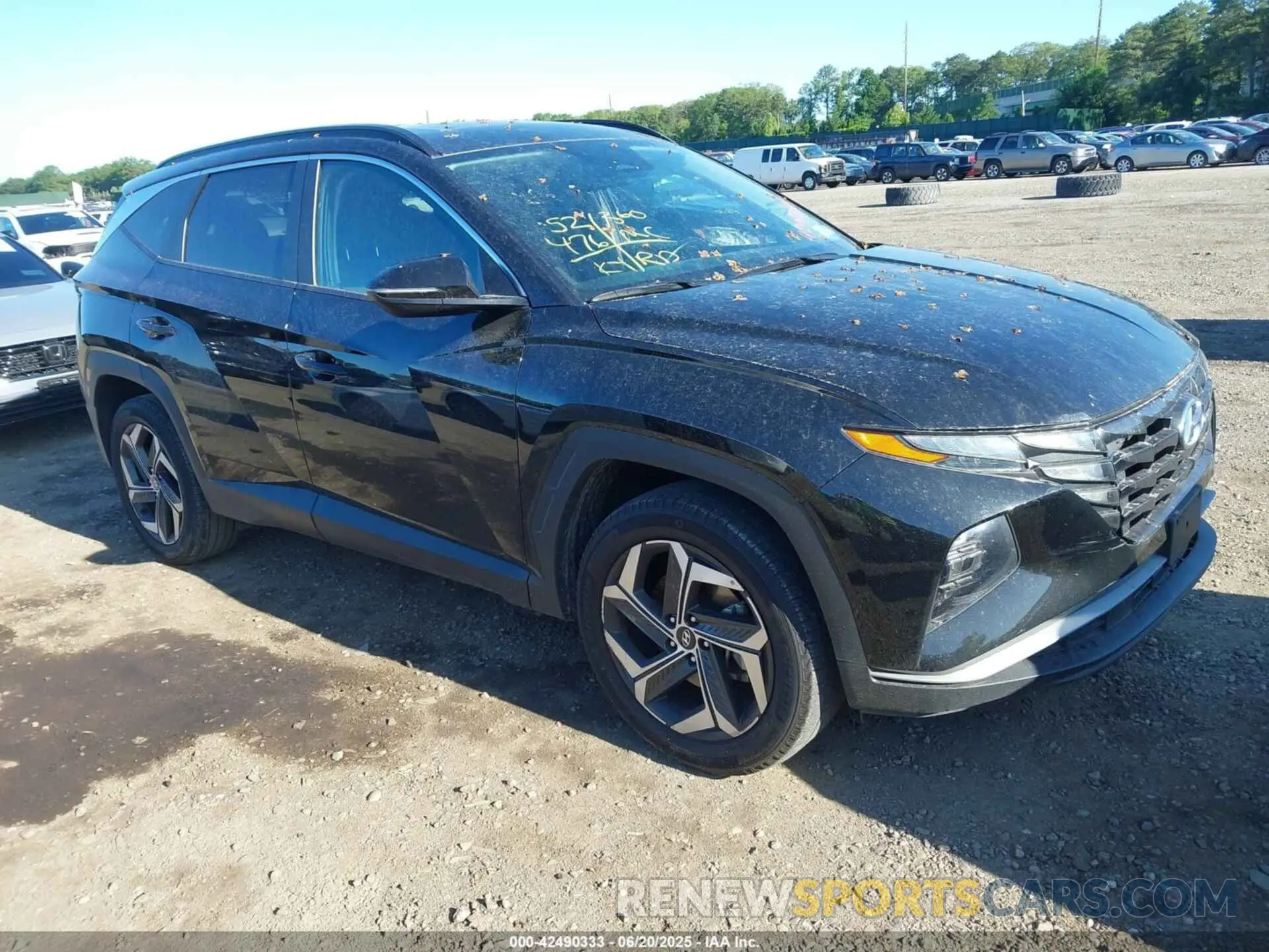 1 Photograph of a damaged car 5NMJFCAE8NH132039 HYUNDAI TUCSON 2022