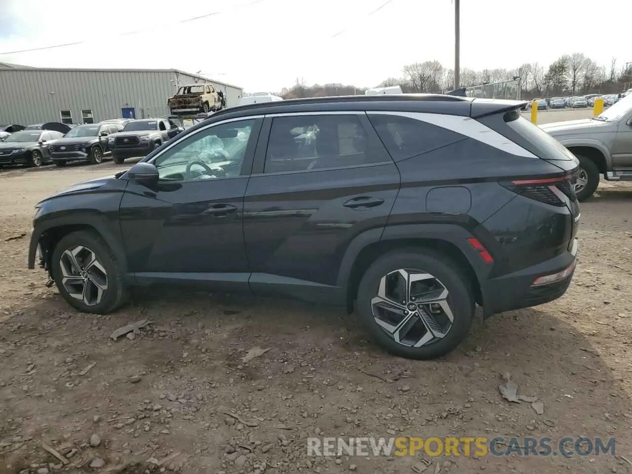 2 Photograph of a damaged car 5NMJFCAE9NH066729 HYUNDAI TUCSON 2022