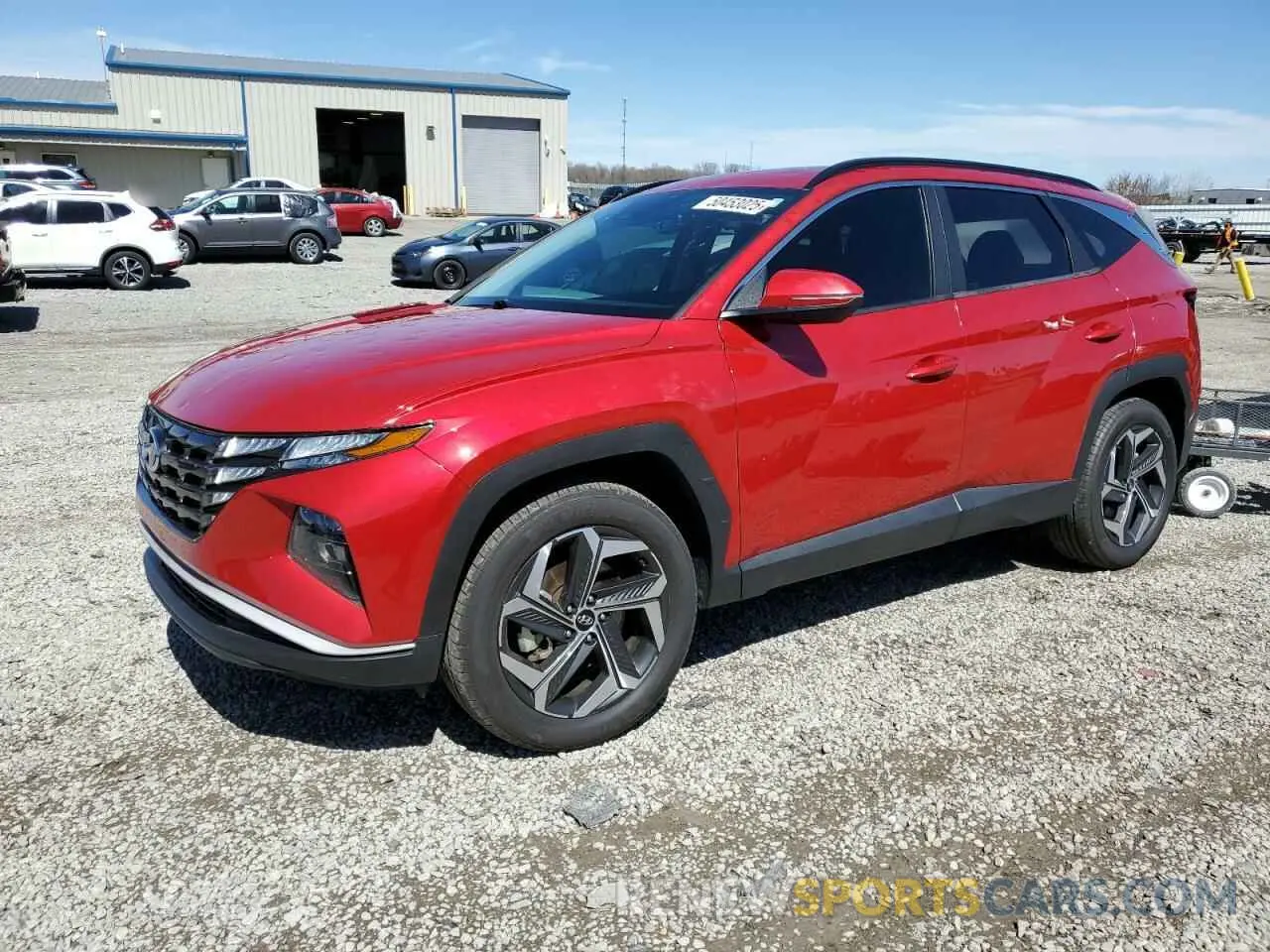 1 Photograph of a damaged car 5NMJFCAEXNH073835 HYUNDAI TUCSON 2022