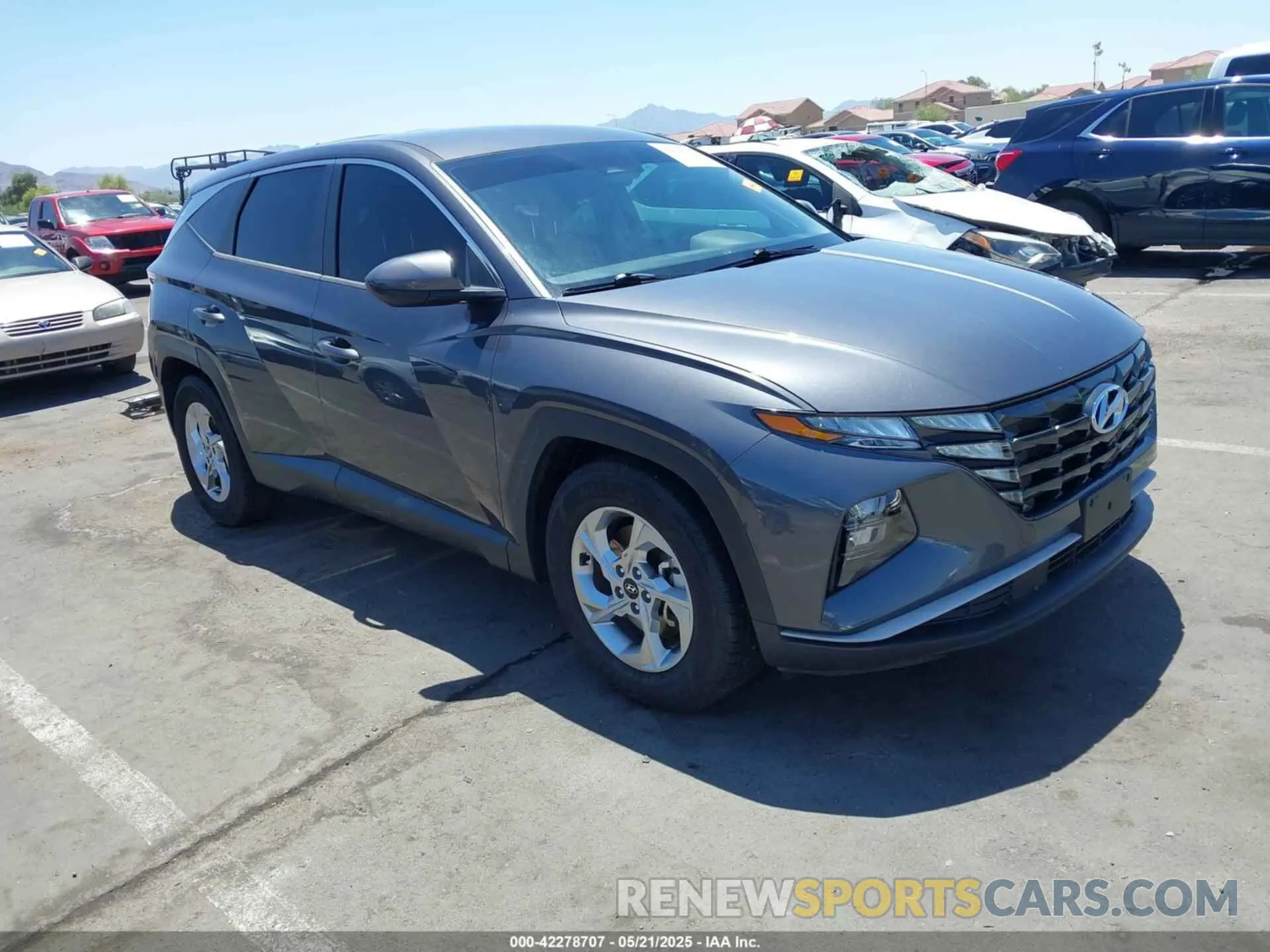 1 Photograph of a damaged car KM8JA3AE4NU053325 HYUNDAI TUCSON 2022