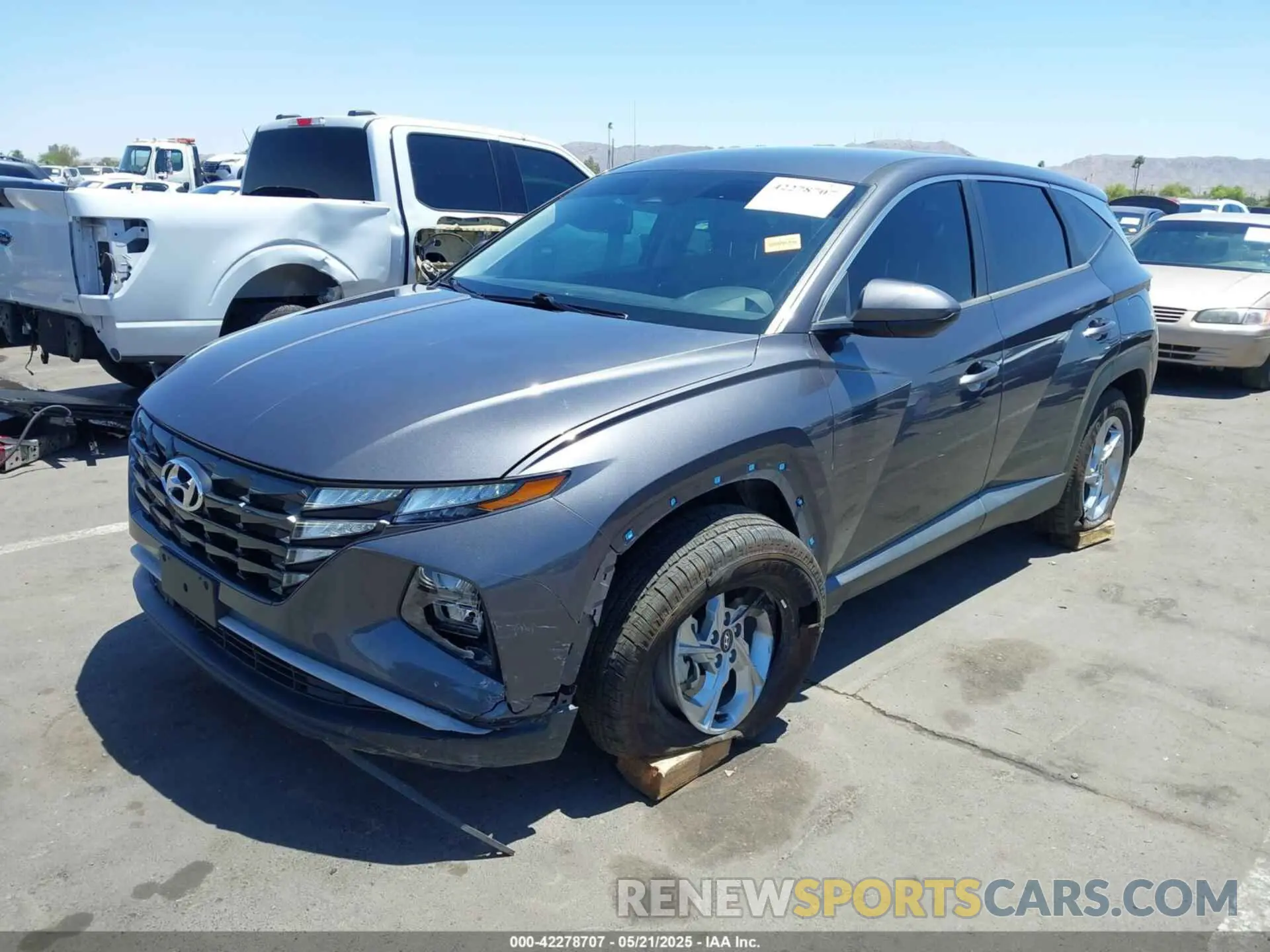 2 Photograph of a damaged car KM8JA3AE4NU053325 HYUNDAI TUCSON 2022