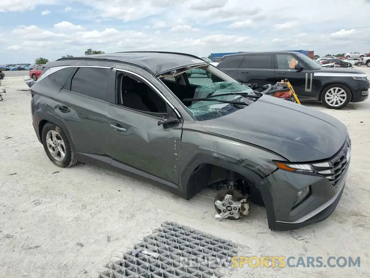 4 Photograph of a damaged car KM8JB3AE1NU021123 HYUNDAI TUCSON 2022