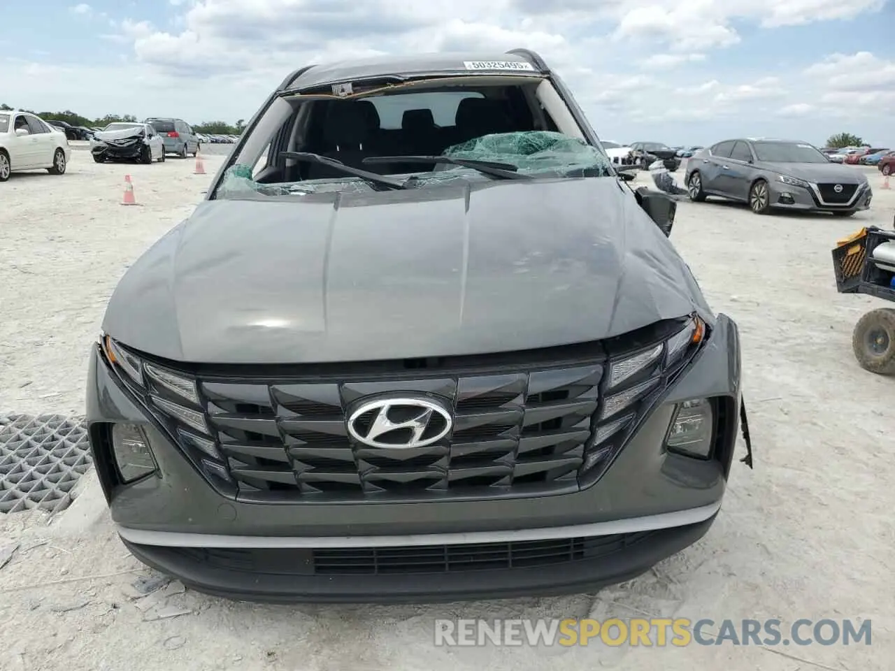 5 Photograph of a damaged car KM8JB3AE1NU021123 HYUNDAI TUCSON 2022