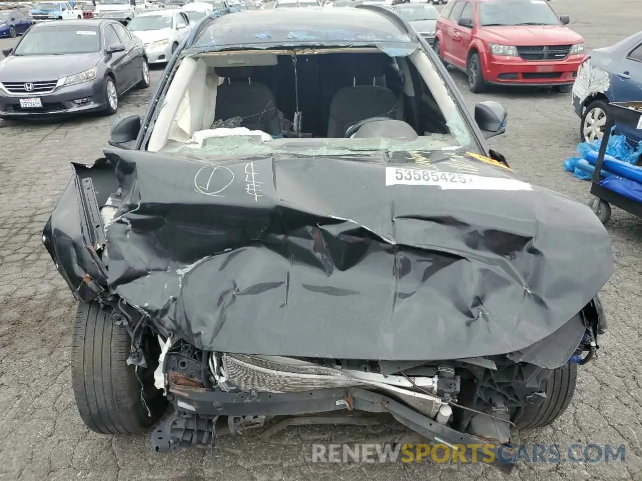 5 Photograph of a damaged car KM8JB3AE1NU021591 HYUNDAI TUCSON 2022