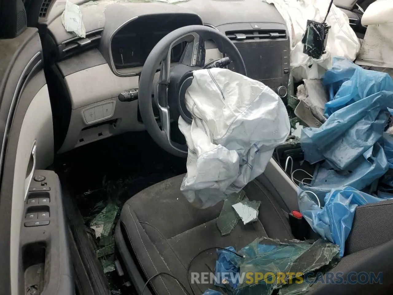 8 Photograph of a damaged car KM8JB3AE1NU021591 HYUNDAI TUCSON 2022