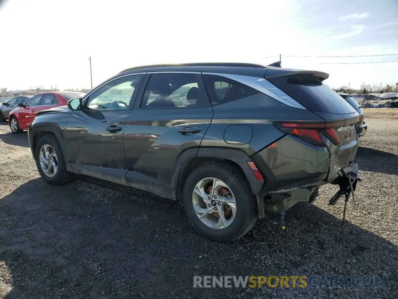 2 Photograph of a damaged car KM8JB3AE2NU058861 HYUNDAI TUCSON 2022