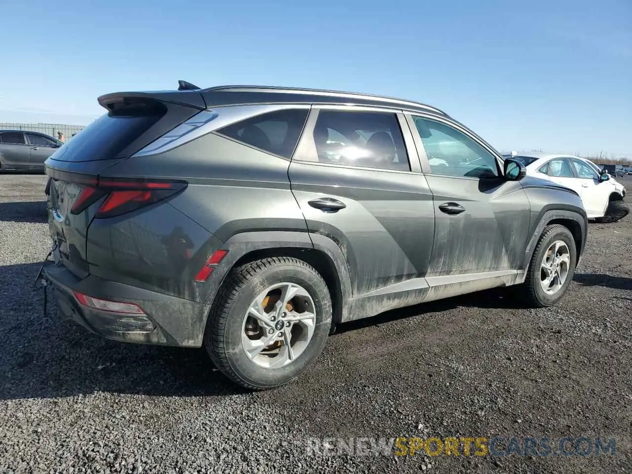 3 Photograph of a damaged car KM8JB3AE2NU058861 HYUNDAI TUCSON 2022