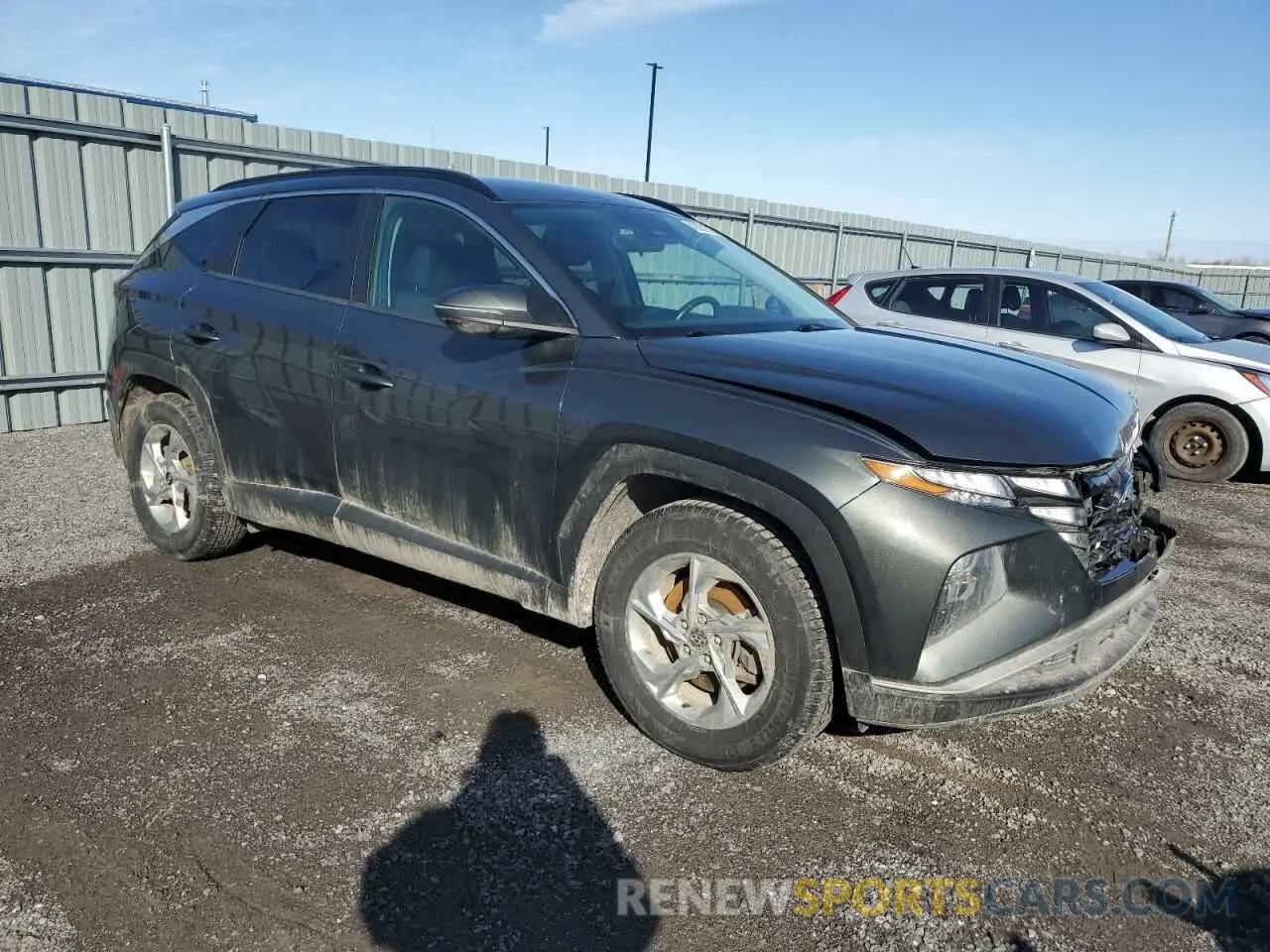 4 Photograph of a damaged car KM8JB3AE2NU058861 HYUNDAI TUCSON 2022