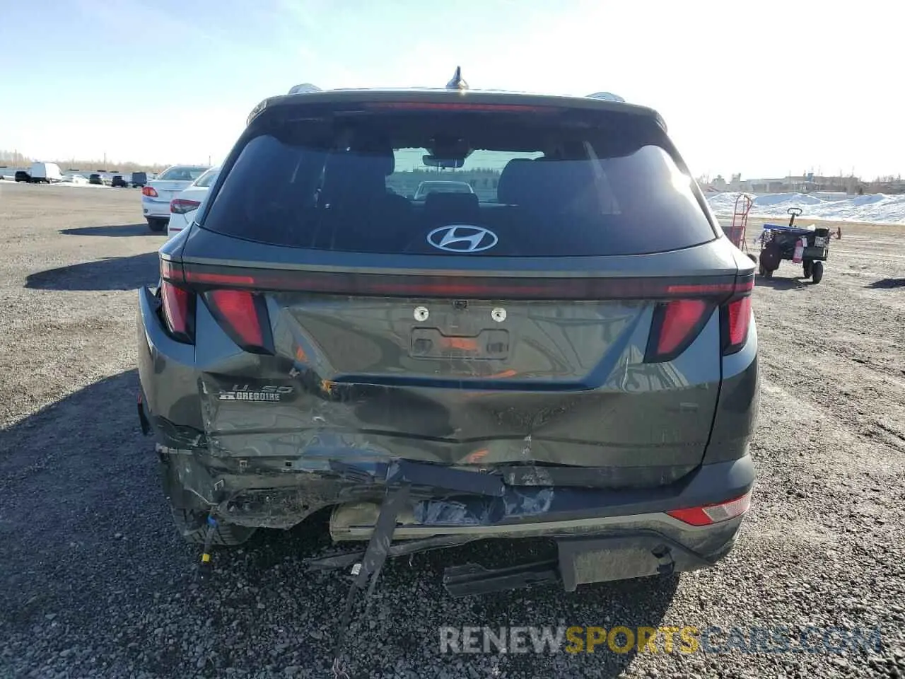 6 Photograph of a damaged car KM8JB3AE2NU058861 HYUNDAI TUCSON 2022