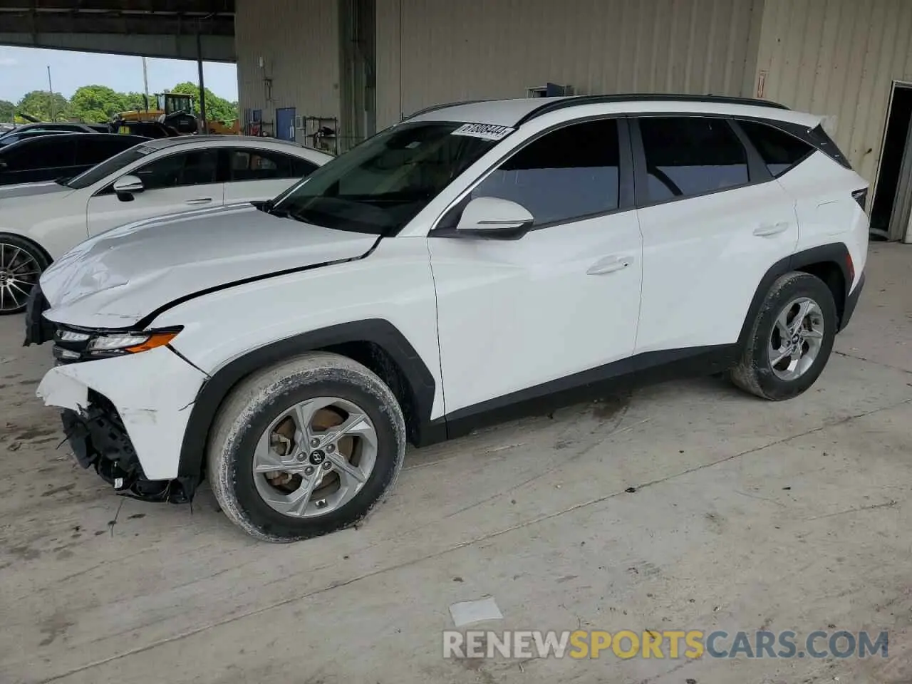 1 Photograph of a damaged car KM8JB3AE7NU043871 HYUNDAI TUCSON 2022