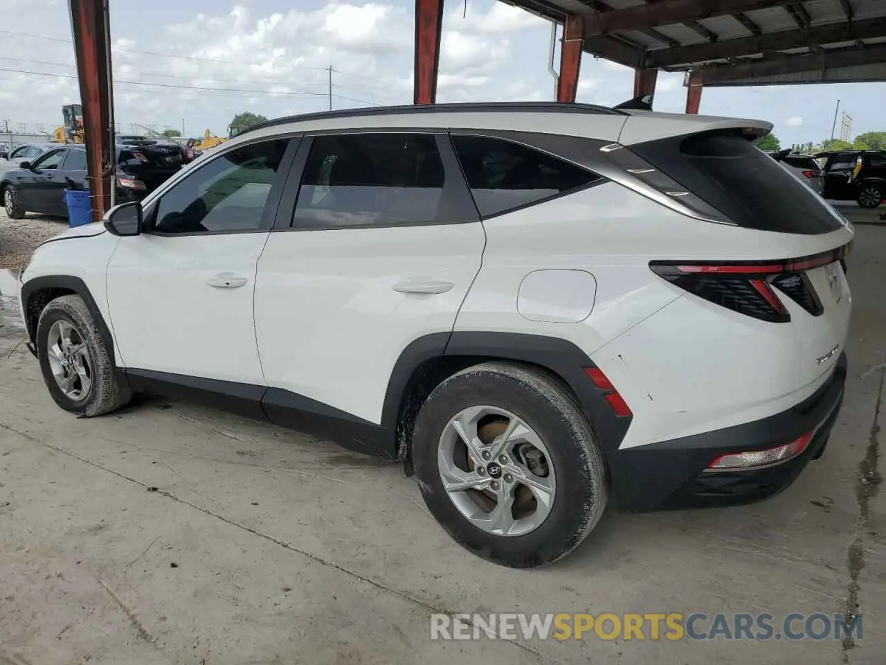 2 Photograph of a damaged car KM8JB3AE7NU043871 HYUNDAI TUCSON 2022