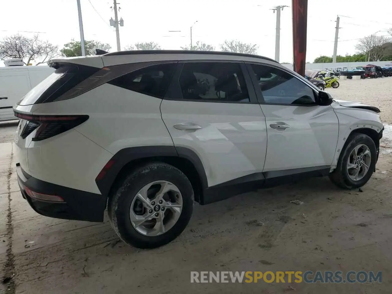 3 Photograph of a damaged car KM8JB3AE7NU043871 HYUNDAI TUCSON 2022