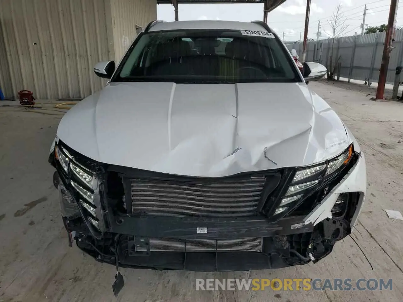 5 Photograph of a damaged car KM8JB3AE7NU043871 HYUNDAI TUCSON 2022