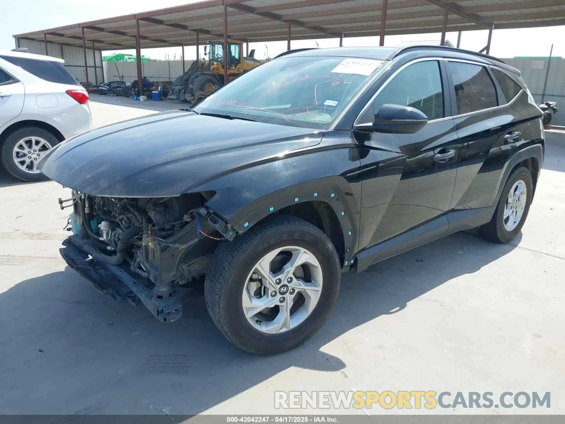 2 Photograph of a damaged car KM8JB3AEXNU091087 HYUNDAI TUCSON 2022