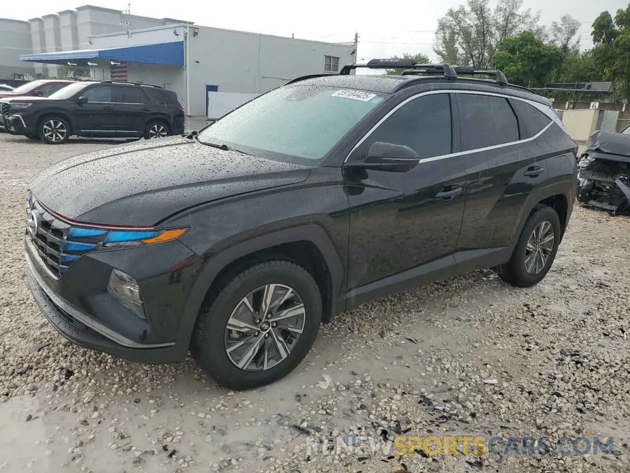 1 Photograph of a damaged car KM8JBCA11NU029770 HYUNDAI TUCSON 2022