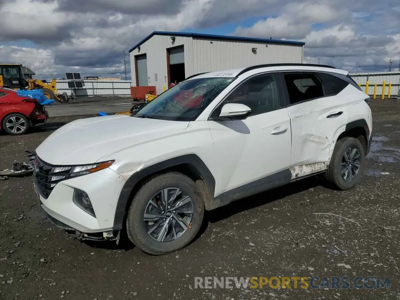 1 Photograph of a damaged car KM8JBCA16NU014939 HYUNDAI TUCSON 2022