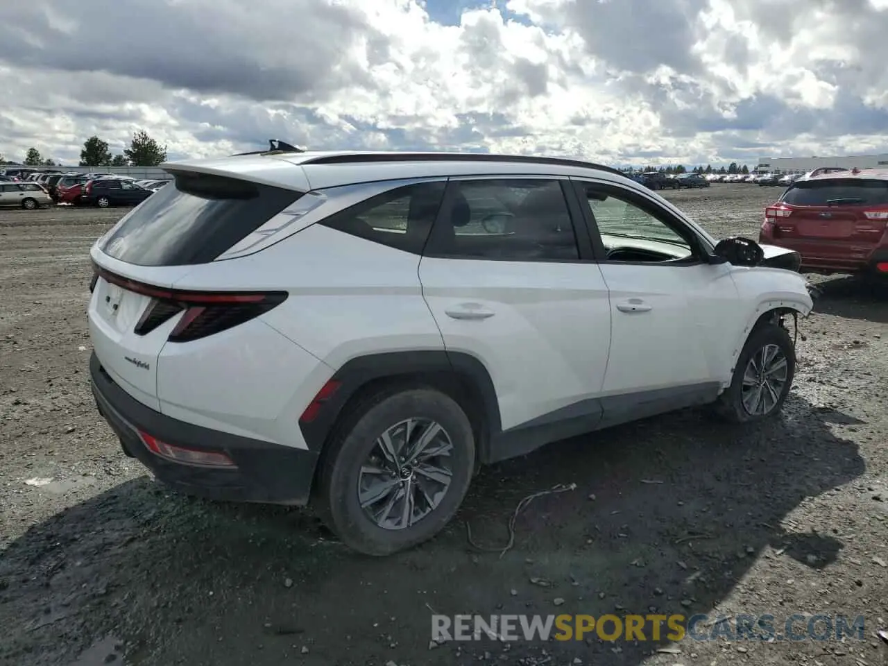 3 Photograph of a damaged car KM8JBCA16NU014939 HYUNDAI TUCSON 2022