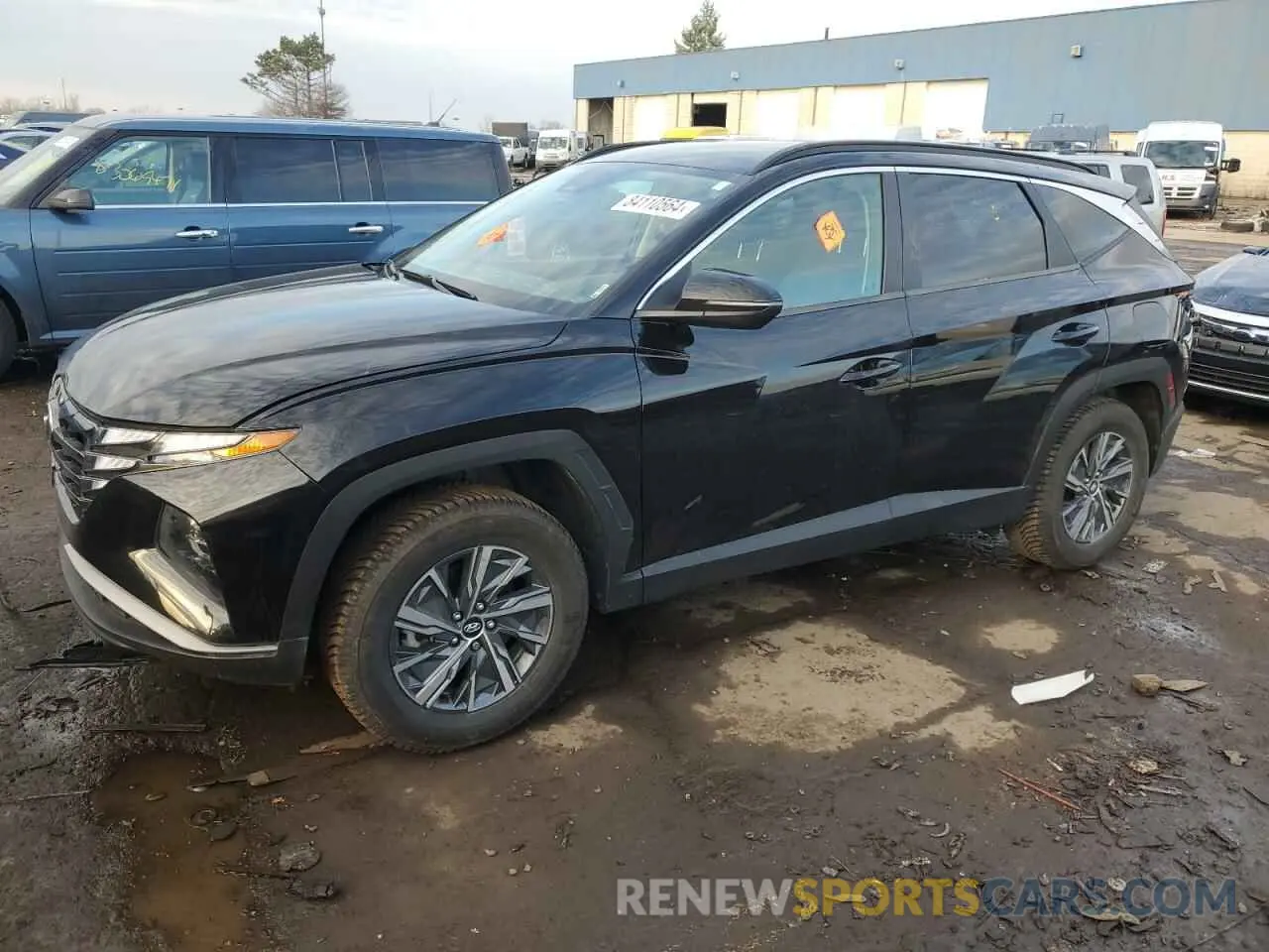 1 Photograph of a damaged car KM8JBCA17NU014268 HYUNDAI TUCSON 2022