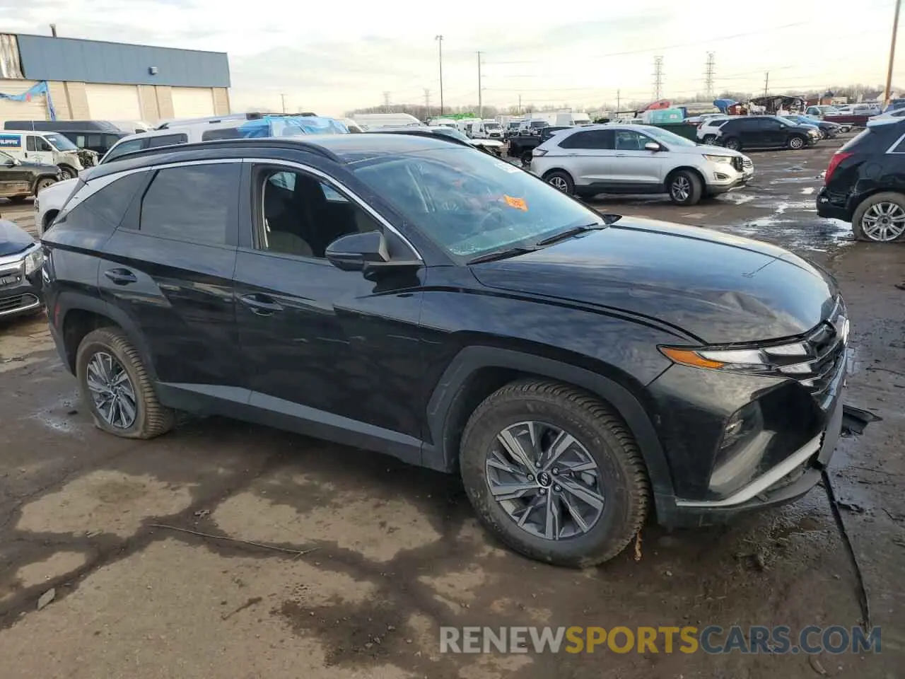 4 Photograph of a damaged car KM8JBCA17NU014268 HYUNDAI TUCSON 2022