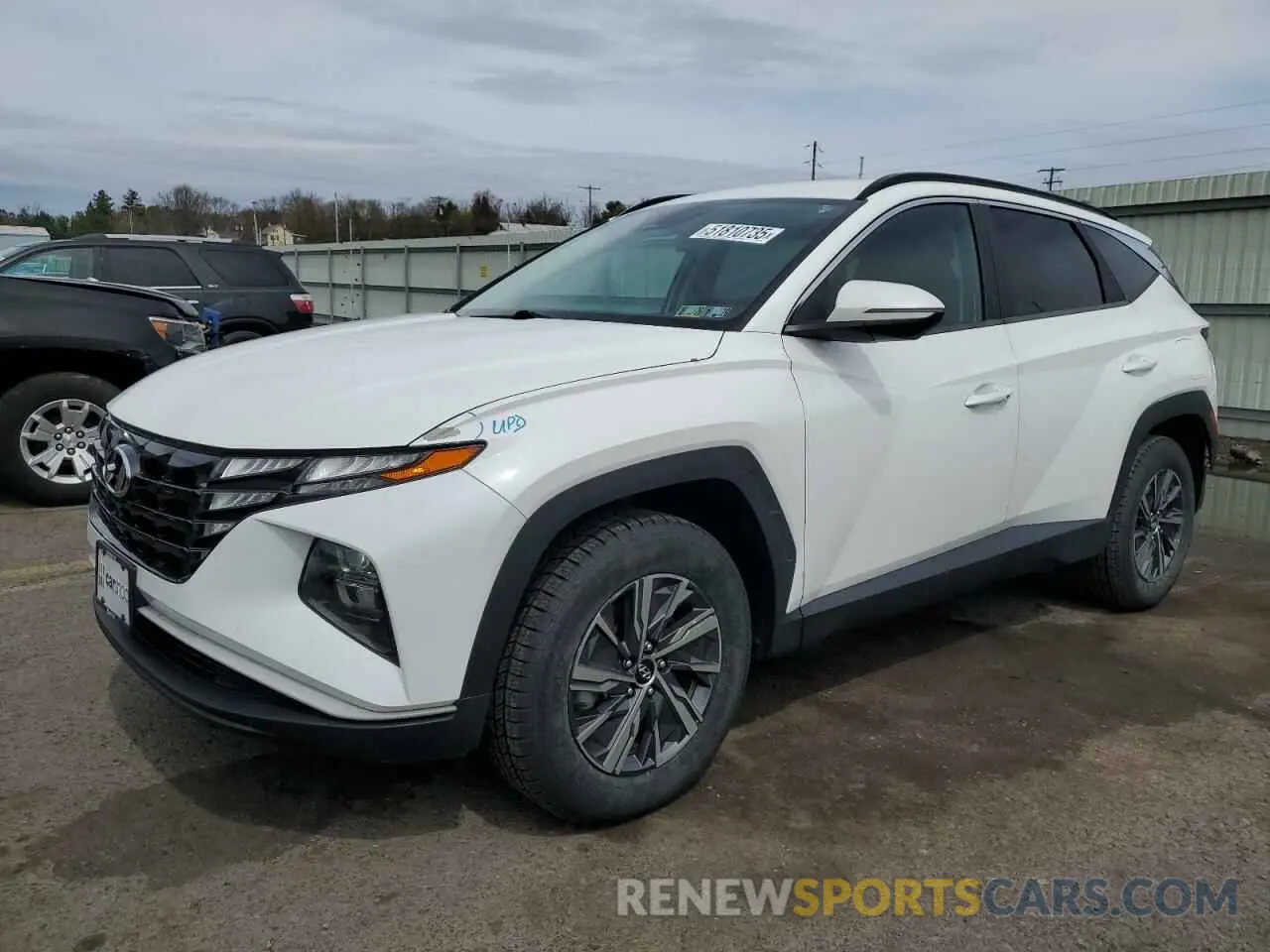 1 Photograph of a damaged car KM8JBCA18NU010925 HYUNDAI TUCSON 2022