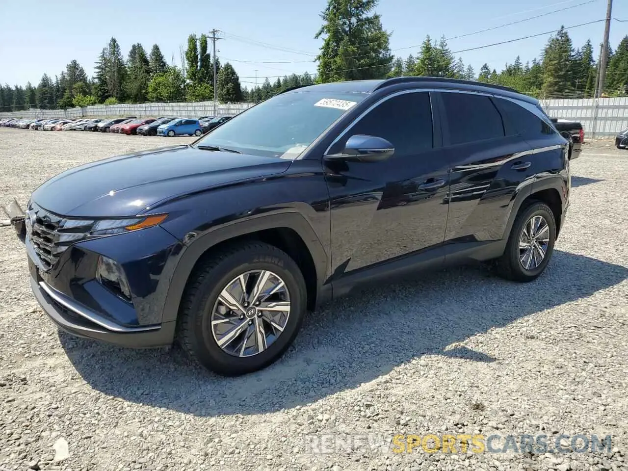 1 Photograph of a damaged car KM8JBCA18NU078836 HYUNDAI TUCSON 2022