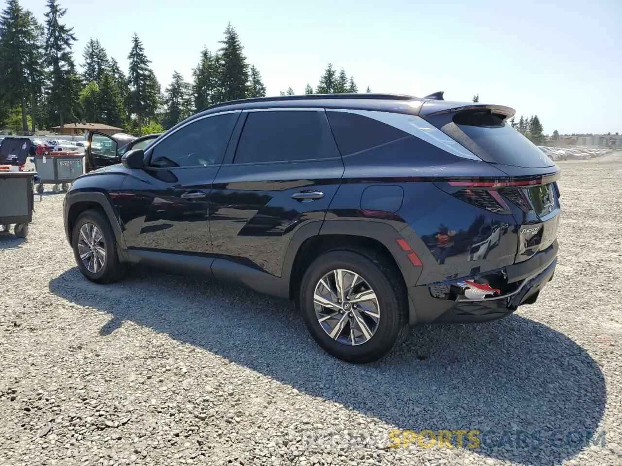 2 Photograph of a damaged car KM8JBCA18NU078836 HYUNDAI TUCSON 2022