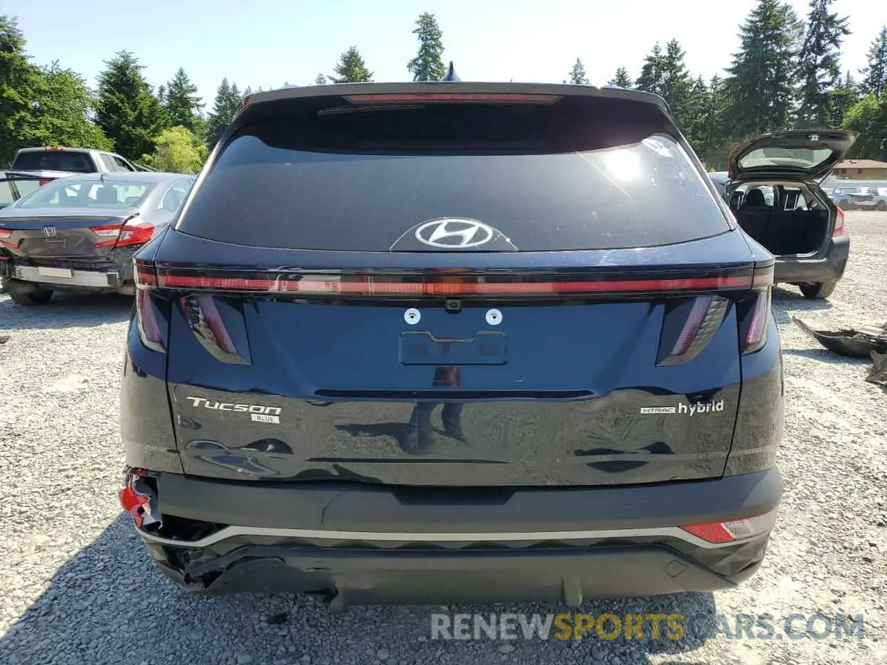 6 Photograph of a damaged car KM8JBCA18NU078836 HYUNDAI TUCSON 2022