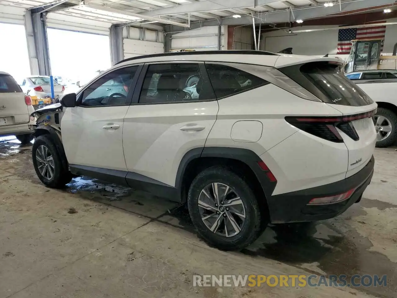 2 Photograph of a damaged car KM8JBCA19NU030438 HYUNDAI TUCSON 2022