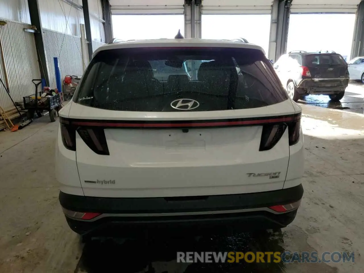 6 Photograph of a damaged car KM8JBCA19NU030438 HYUNDAI TUCSON 2022