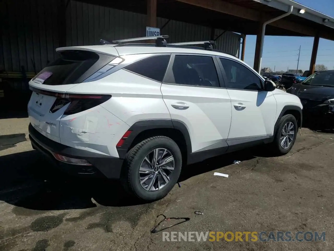 3 Photograph of a damaged car KM8JBCA19NU032500 HYUNDAI TUCSON 2022