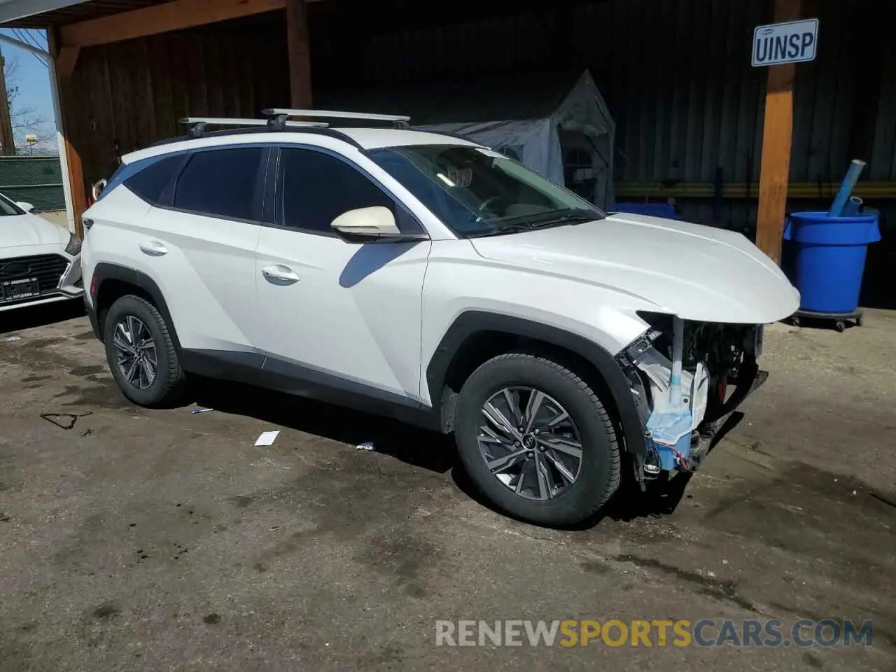 4 Photograph of a damaged car KM8JBCA19NU032500 HYUNDAI TUCSON 2022