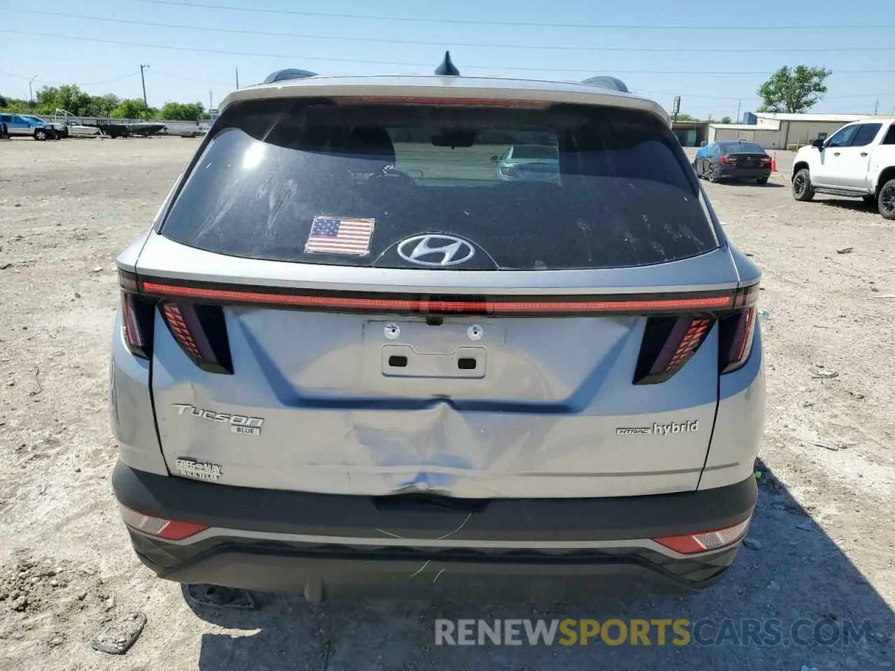 6 Photograph of a damaged car KM8JBCA1XNU031906 HYUNDAI TUCSON 2022