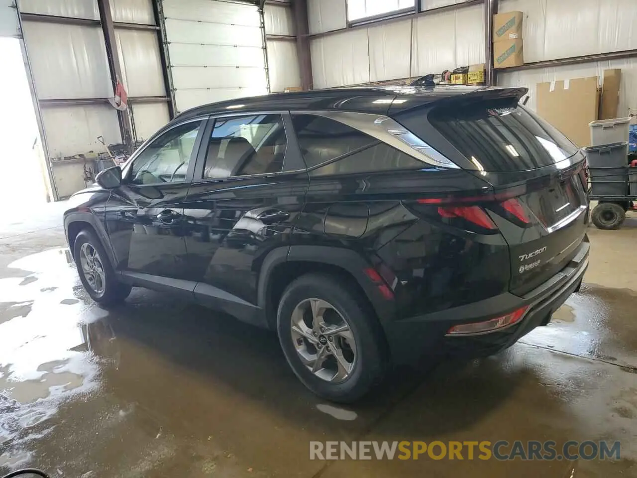 2 Photograph of a damaged car KM8JBCAE5NU149963 HYUNDAI TUCSON 2022