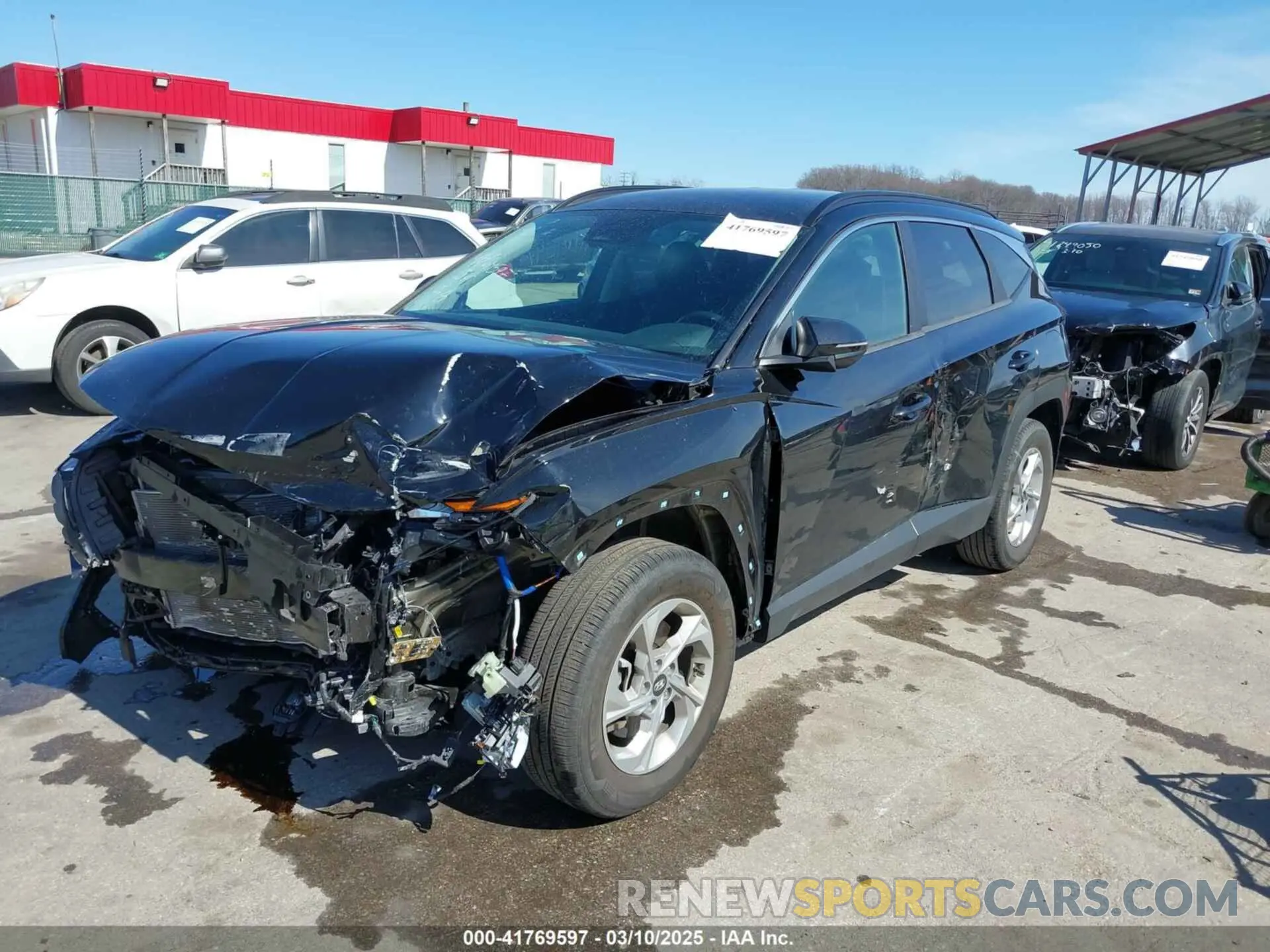 2 Photograph of a damaged car KM8JBCAE7NU065076 HYUNDAI TUCSON 2022