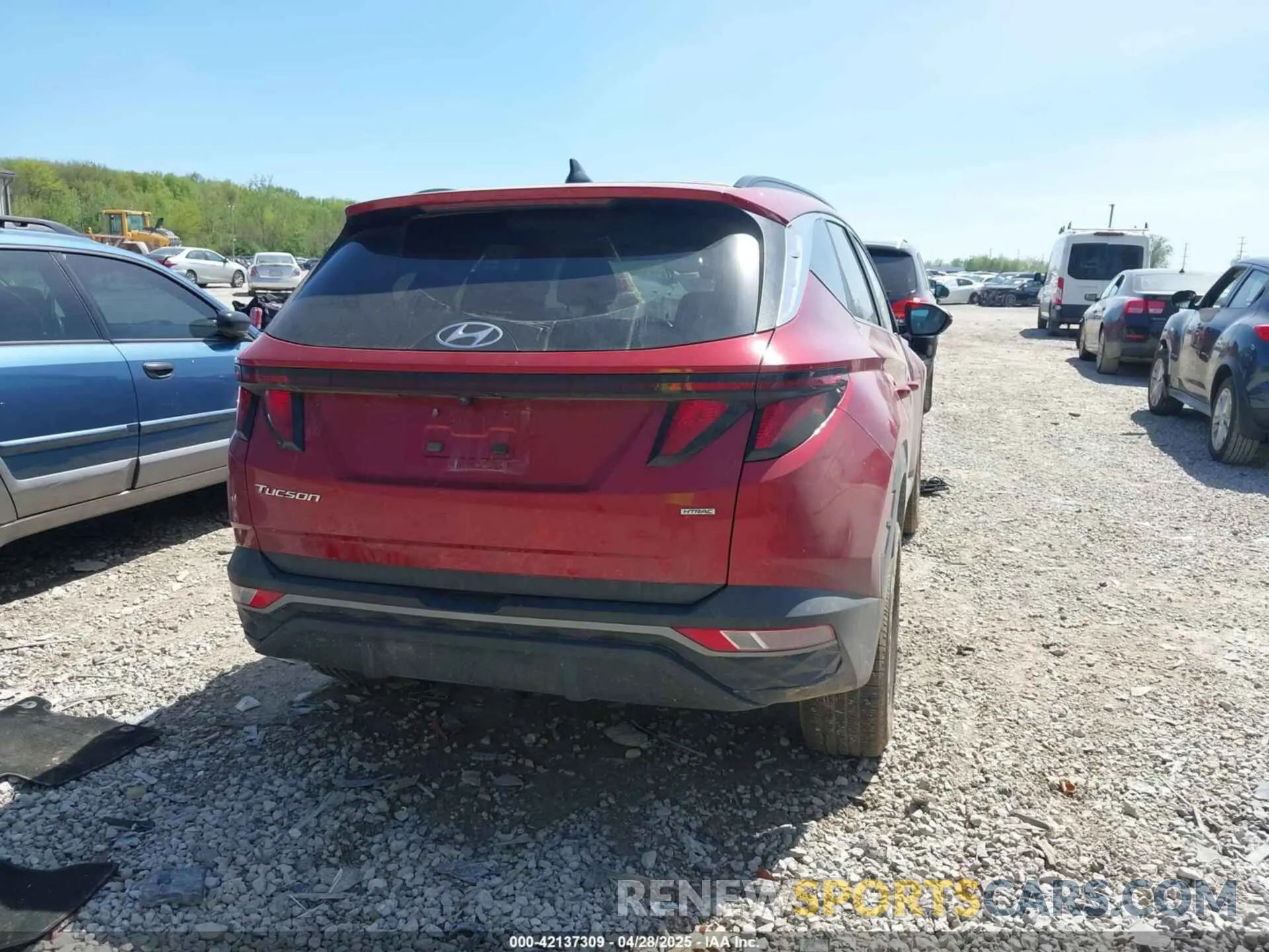16 Photograph of a damaged car KM8JBCAE9NU041894 HYUNDAI TUCSON 2022