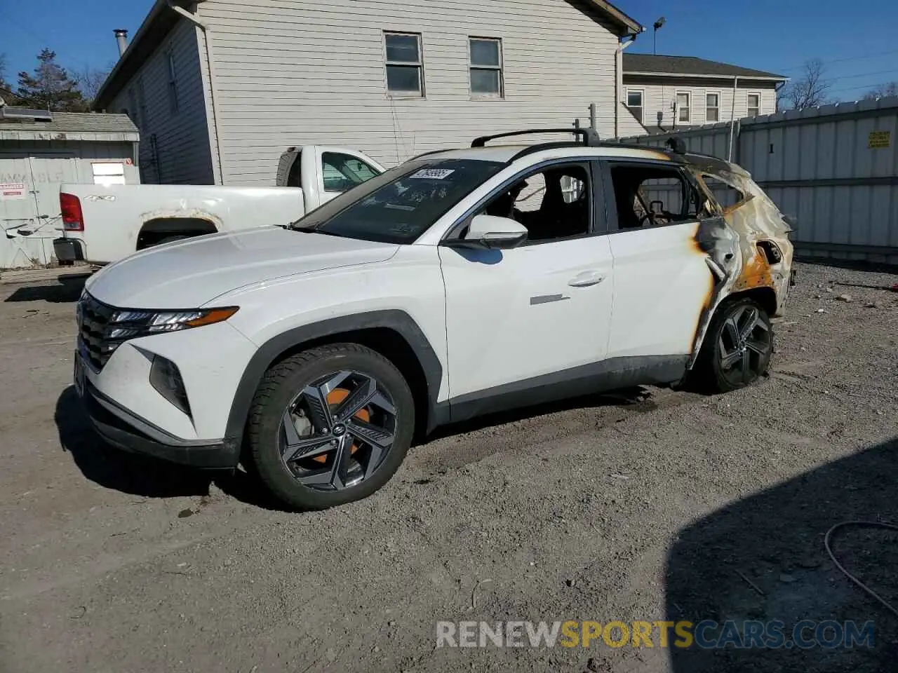 1 Photograph of a damaged car KM8JBDA26NU081149 HYUNDAI TUCSON 2022