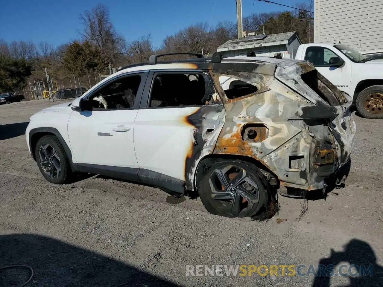 2 Photograph of a damaged car KM8JBDA26NU081149 HYUNDAI TUCSON 2022