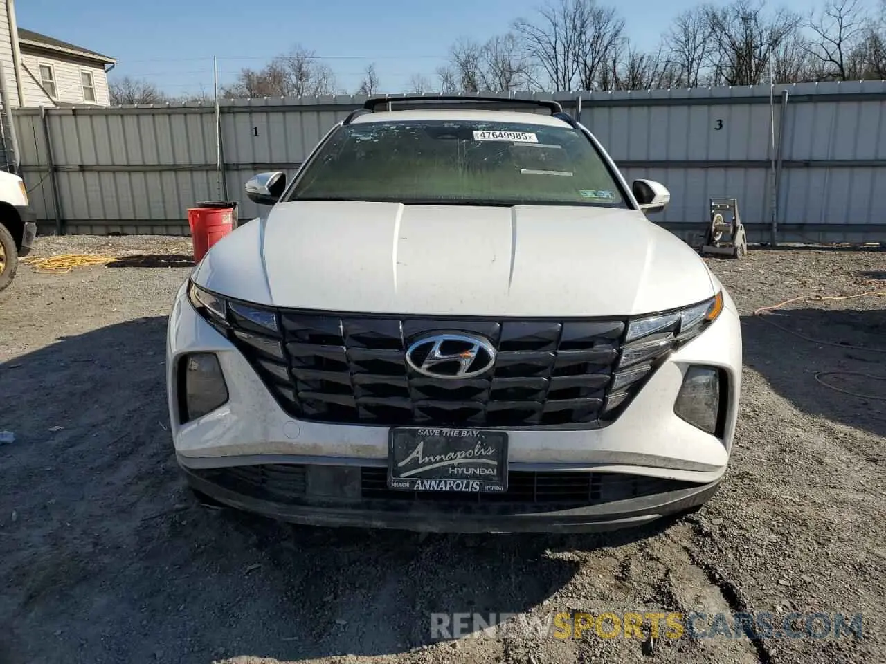 5 Photograph of a damaged car KM8JBDA26NU081149 HYUNDAI TUCSON 2022